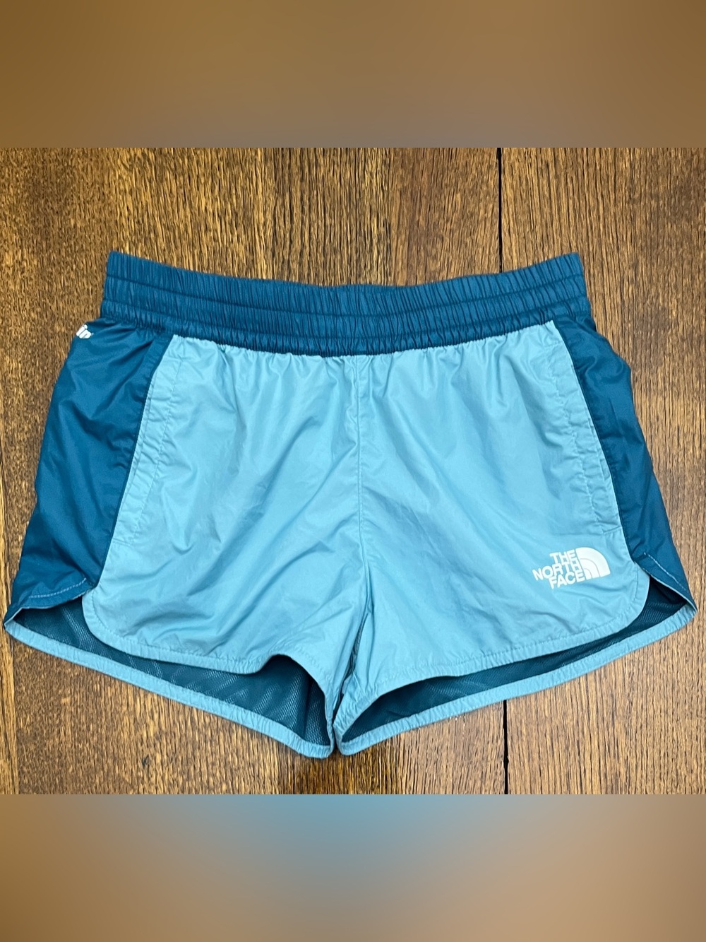 The North Face Two-Tone Blue Athletic Shorts